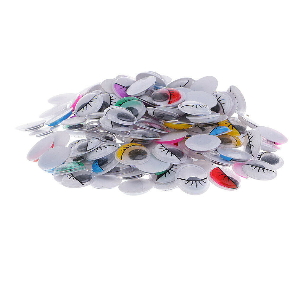 177 Pieces Teddy Eyes Safety Eyes Plastic Eyes Jewelry DIY Handicrafts
