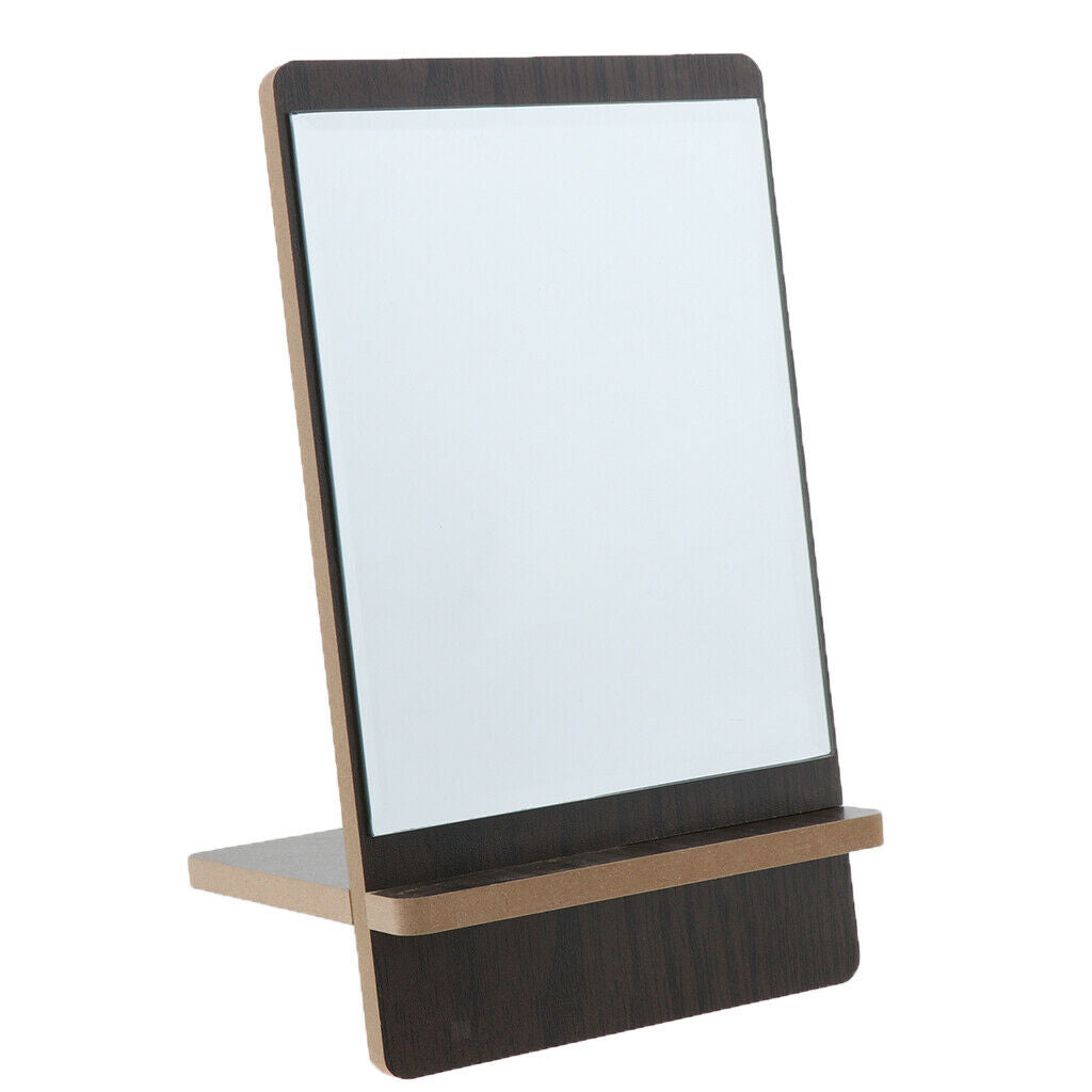 Tabletop Makeup Folding Mirror Detachable Bathroom Cosmetic Shaving Mirror L