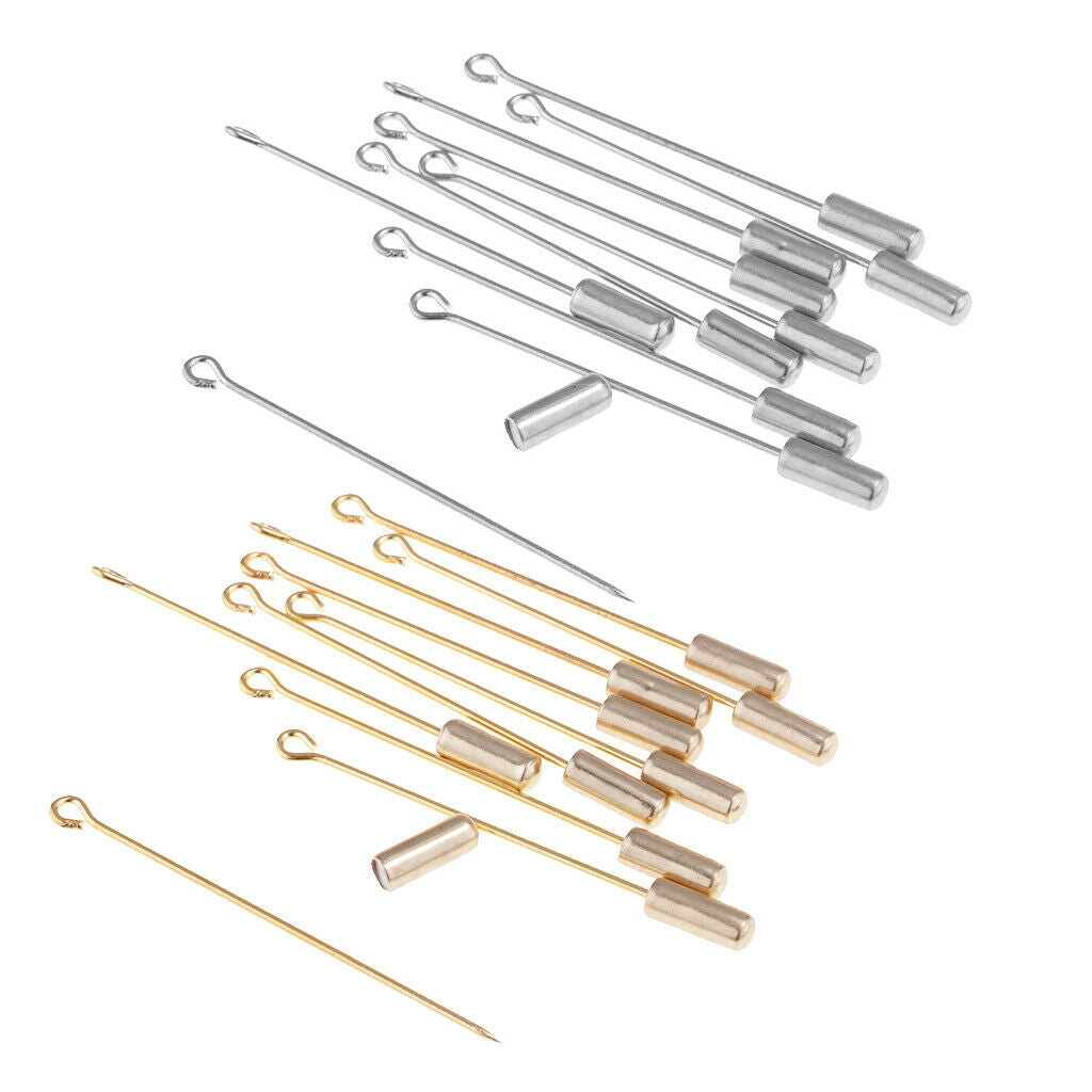 20pcs Collar Lapel Stick Brooch Pin Needle Suit Hat Scarf DIY Crafts Jewellery