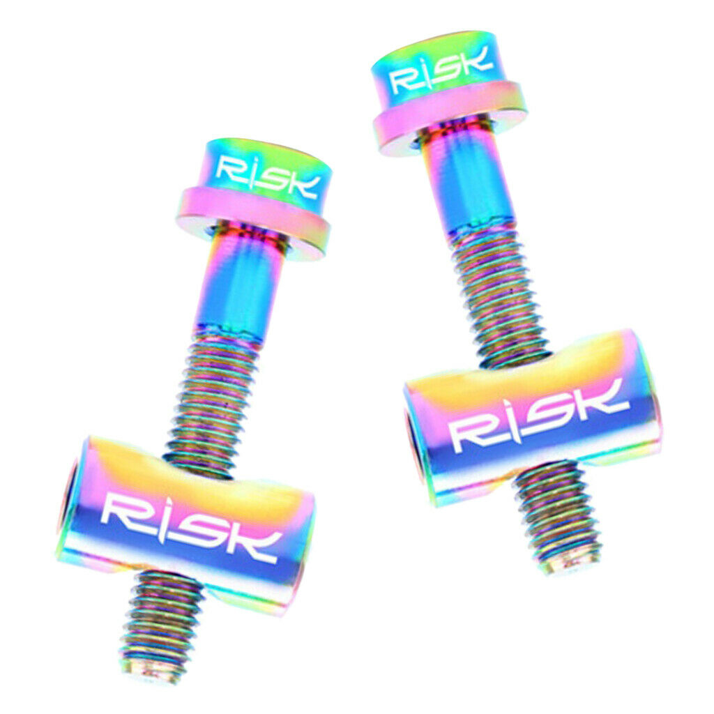 Mountain Bike Seatpost Screw Saddle Pipe Head Fixed Screw Multicolor 30mm