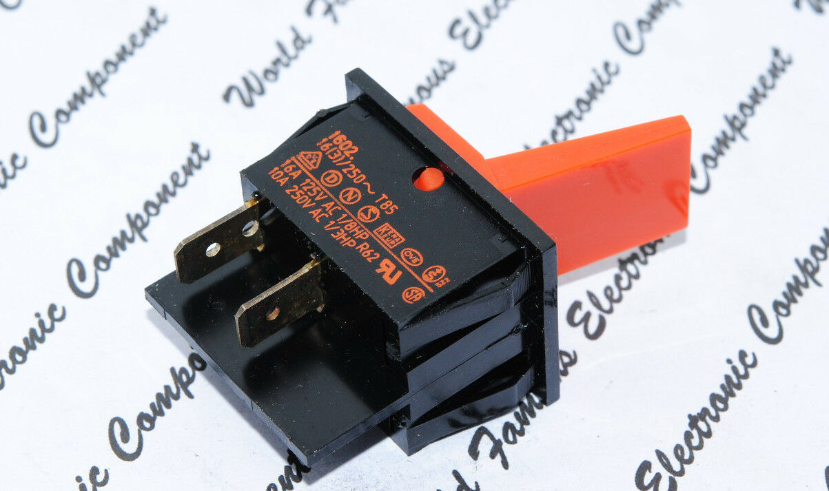 1pcs - MARQUARDT 1602 16A 125V 1/8HP - 10A 125V 1/3HP Rocker Switch - Toggle