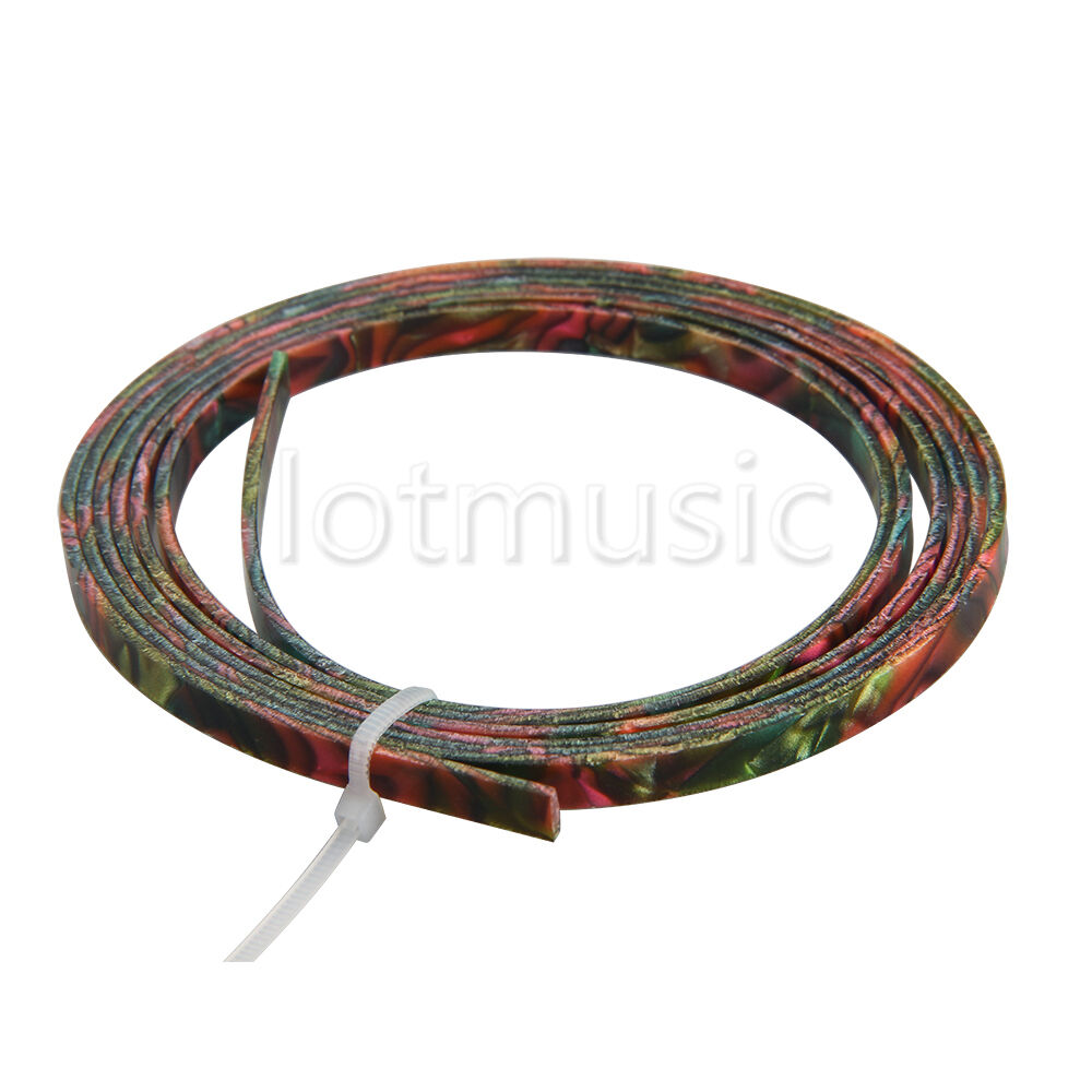 Colorful Celluloid Guitar Binding Purfling Body Project Strip 1650 x 5x 1.5mm