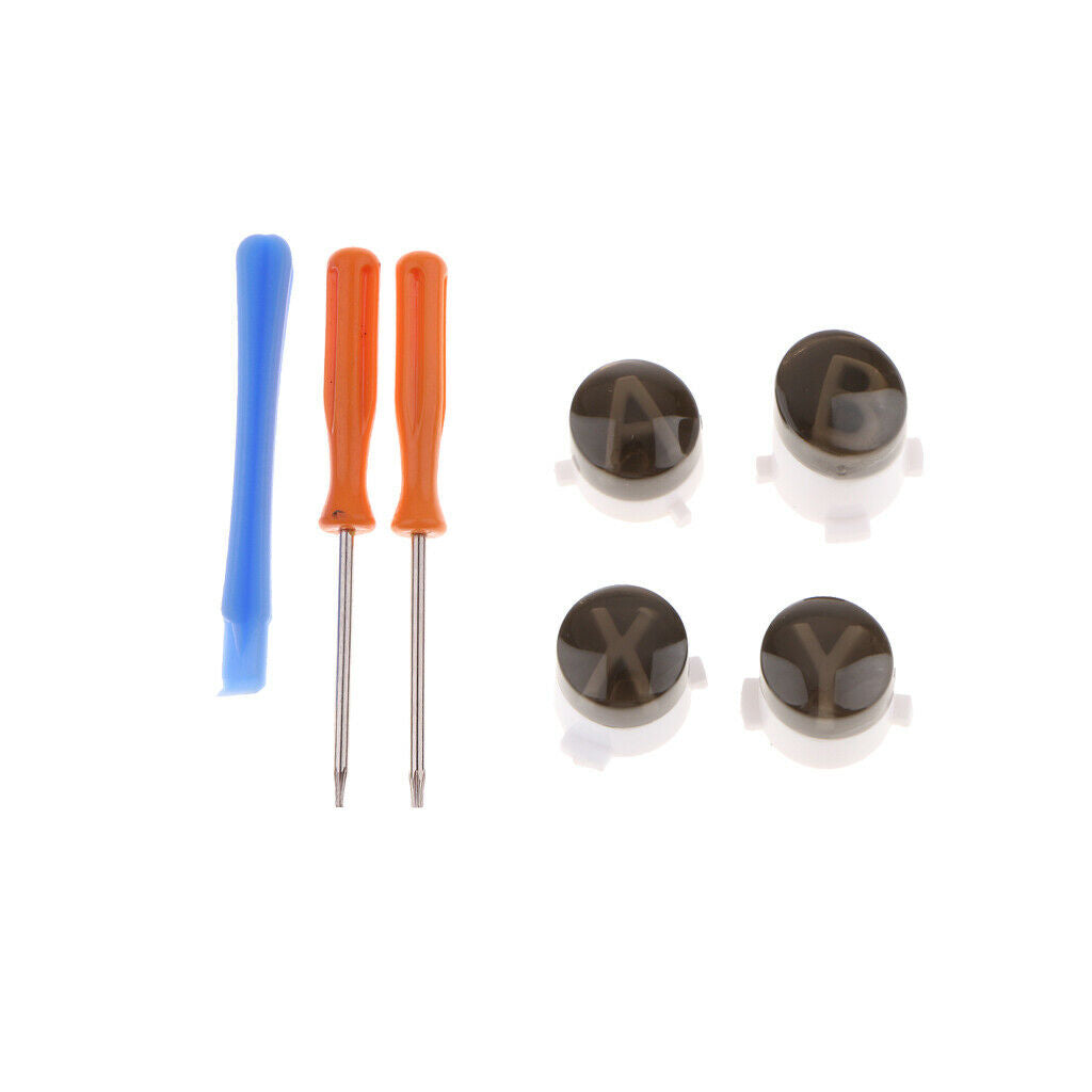 Aluminum ABXY Bullet Buttons Replacement for   One Controller + Tools