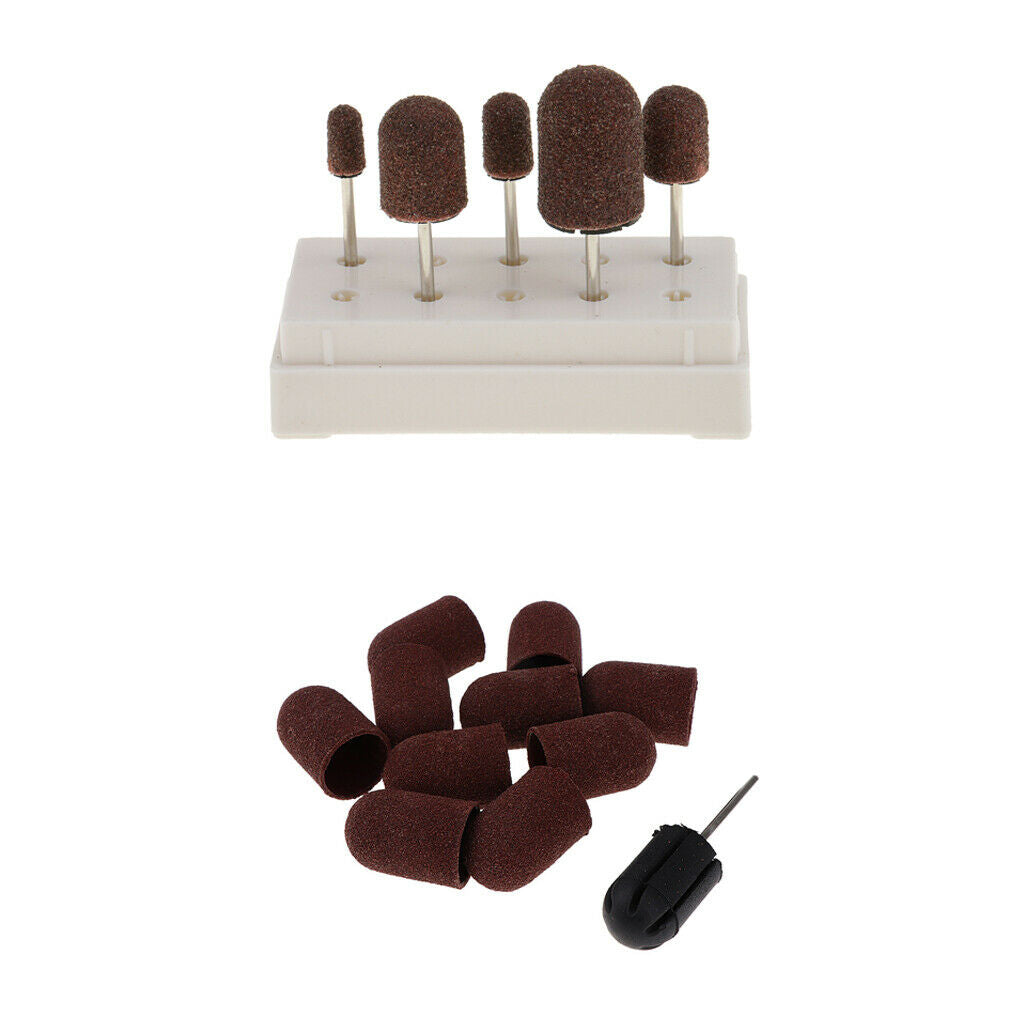 Mandrel Drill Bit for Pedicure Feet Callus File Tools End Caps Sleeves