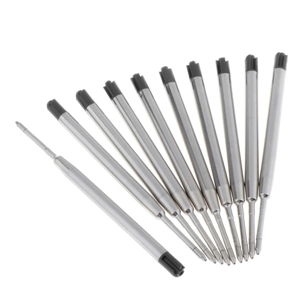 10 pieces rollerball gel pen ballpoint pen refill refills set