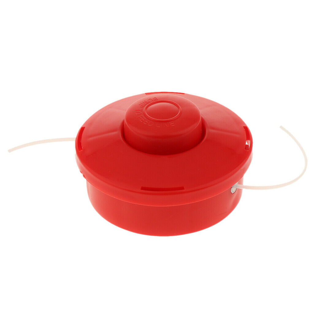 1x Replacement 2 Line Bump Feed Strimmer Trimmer Cutter Brushcutter Head Red