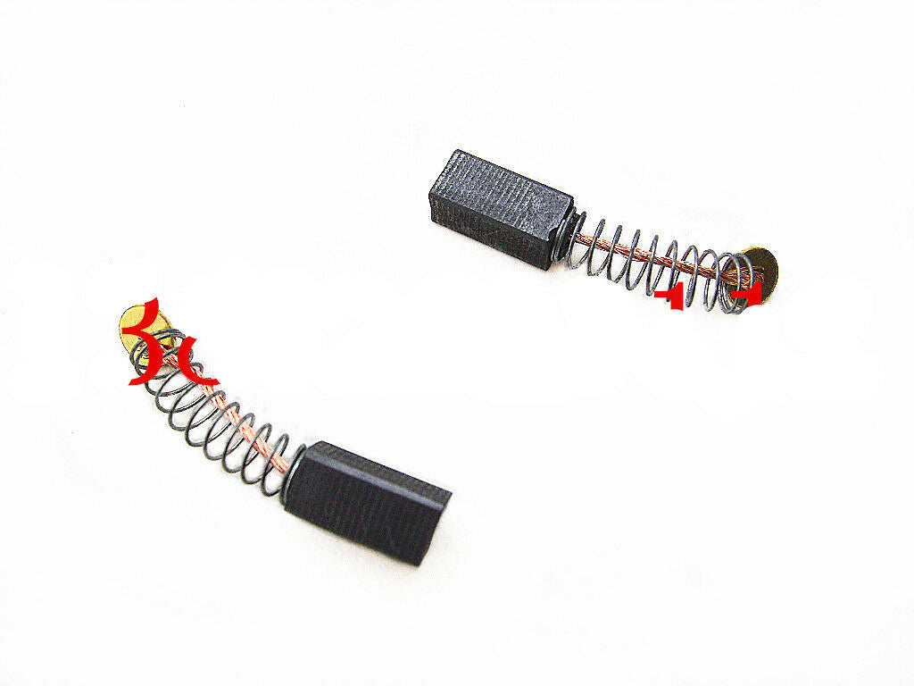 10 Pcs 5 x 5 x 11mm Power Tools Motor Parts Carbon Brushes 1/5" x 1/5" x 29/64"