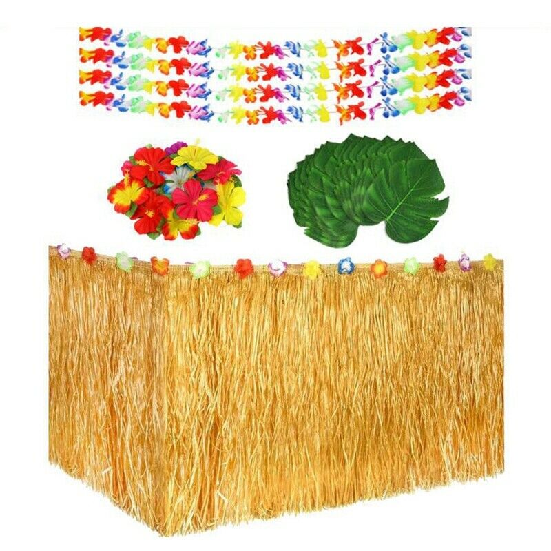 Hawaiian Palm Leaf Hibiscus Decor Luau Party Supplies Birtay Decorations, SuQ5I7