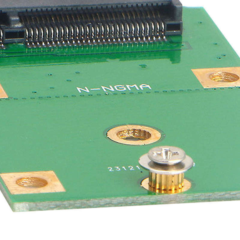 M.2 Ngff SSD Pour Mini Pci-E Msata Carte Adaptateur Rechange Convertisseur L