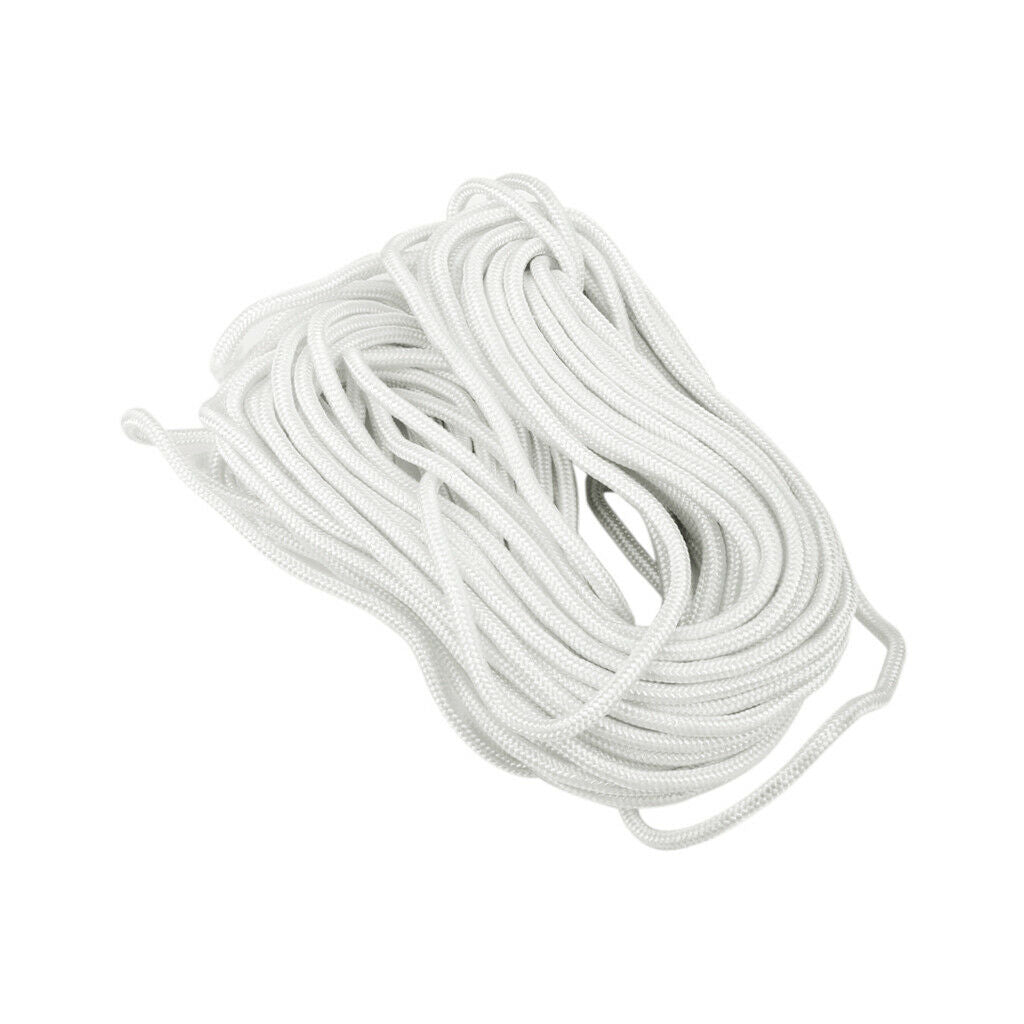 MagiDeal 20M rope anchor line safety rope for boats kayak canoe white
