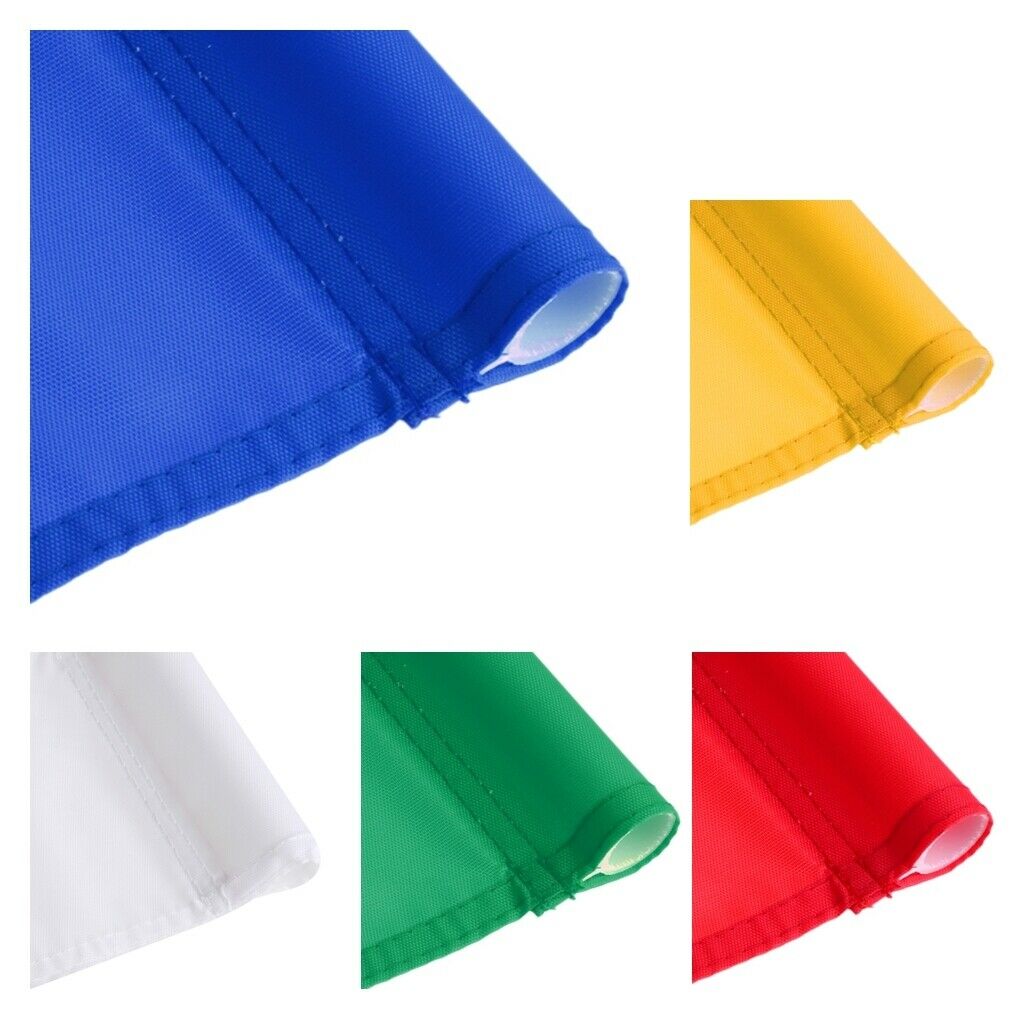 4x 7x5" Nylon Golf Putting Practice Green Marker Flag Backyard Garden Yard