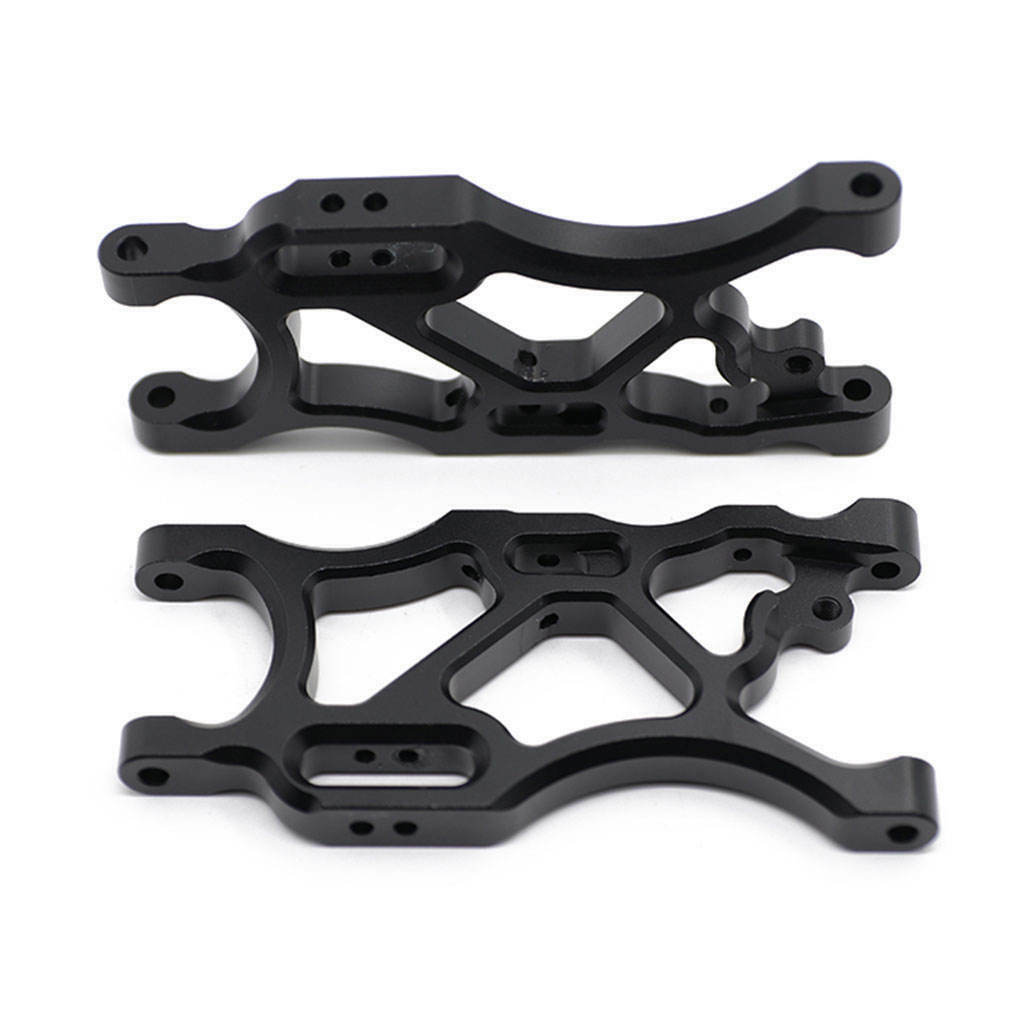 2x Front Rear Lower Arms for ARA109011 1/7 RC Car Spare Parts Replacement Black