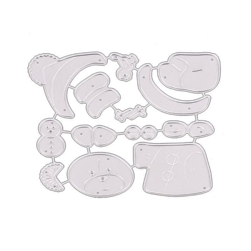 Christmas Bear Metal Cutting Dies Stencil DIY Scrapbooking Album Paper Card Mold