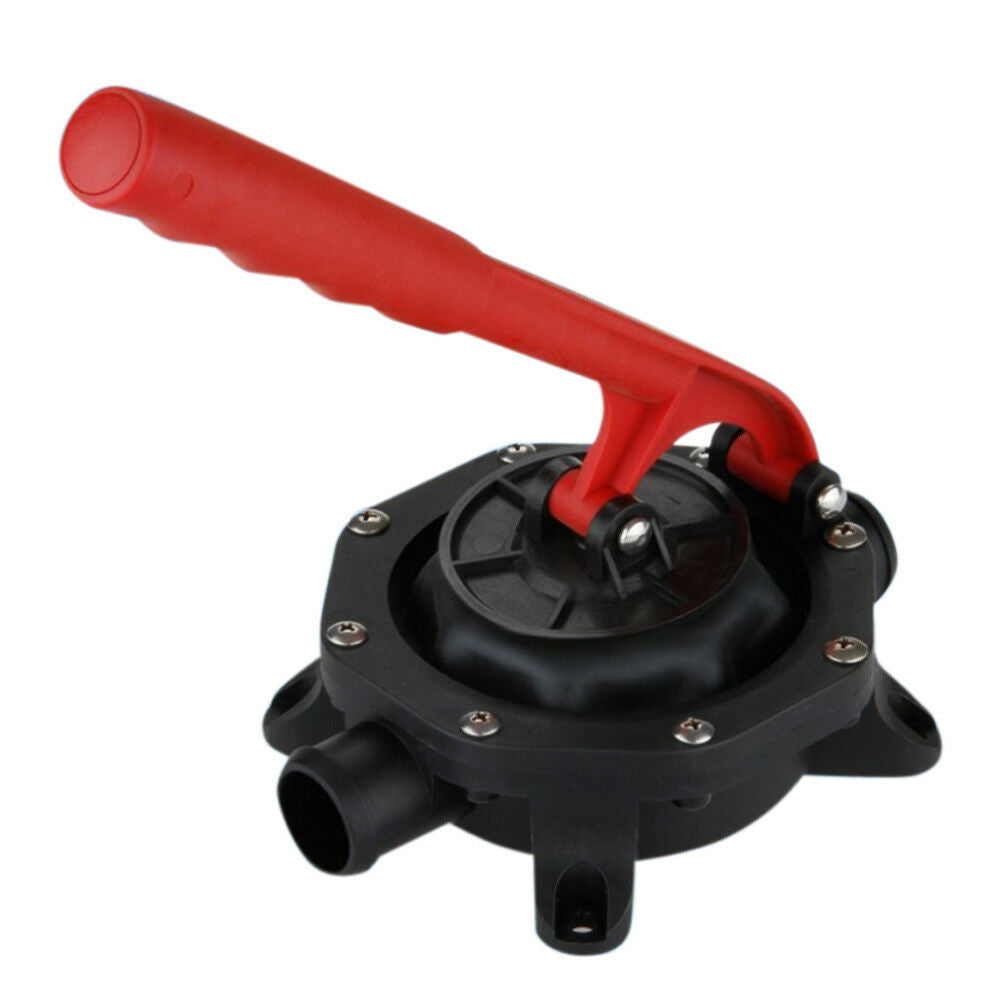 720GPH Manual Diaphragm Boat Marine Bilge Plastic Water Self-priming Pump ABS