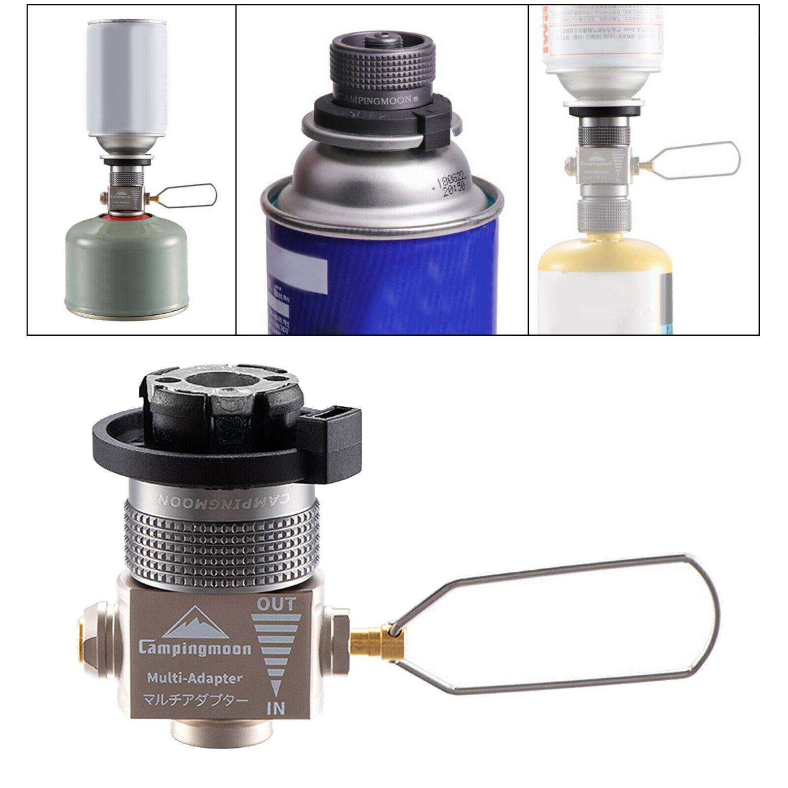 Gas Saver Plus Exchanger Lindal Valve Butane Refill Adapter Hiking Convertor