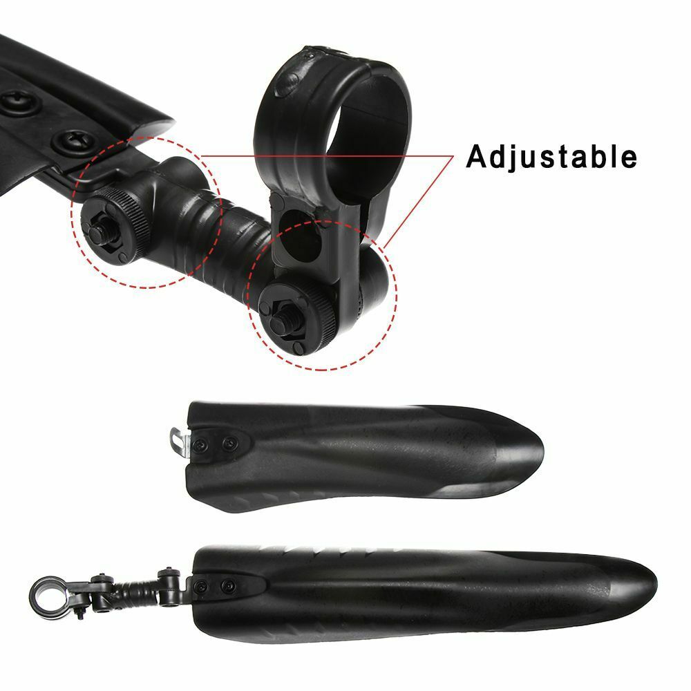 Cycling Mountain Bike MTB Mud Guard Wing Fender Front & Rear Bicycle Mudguard