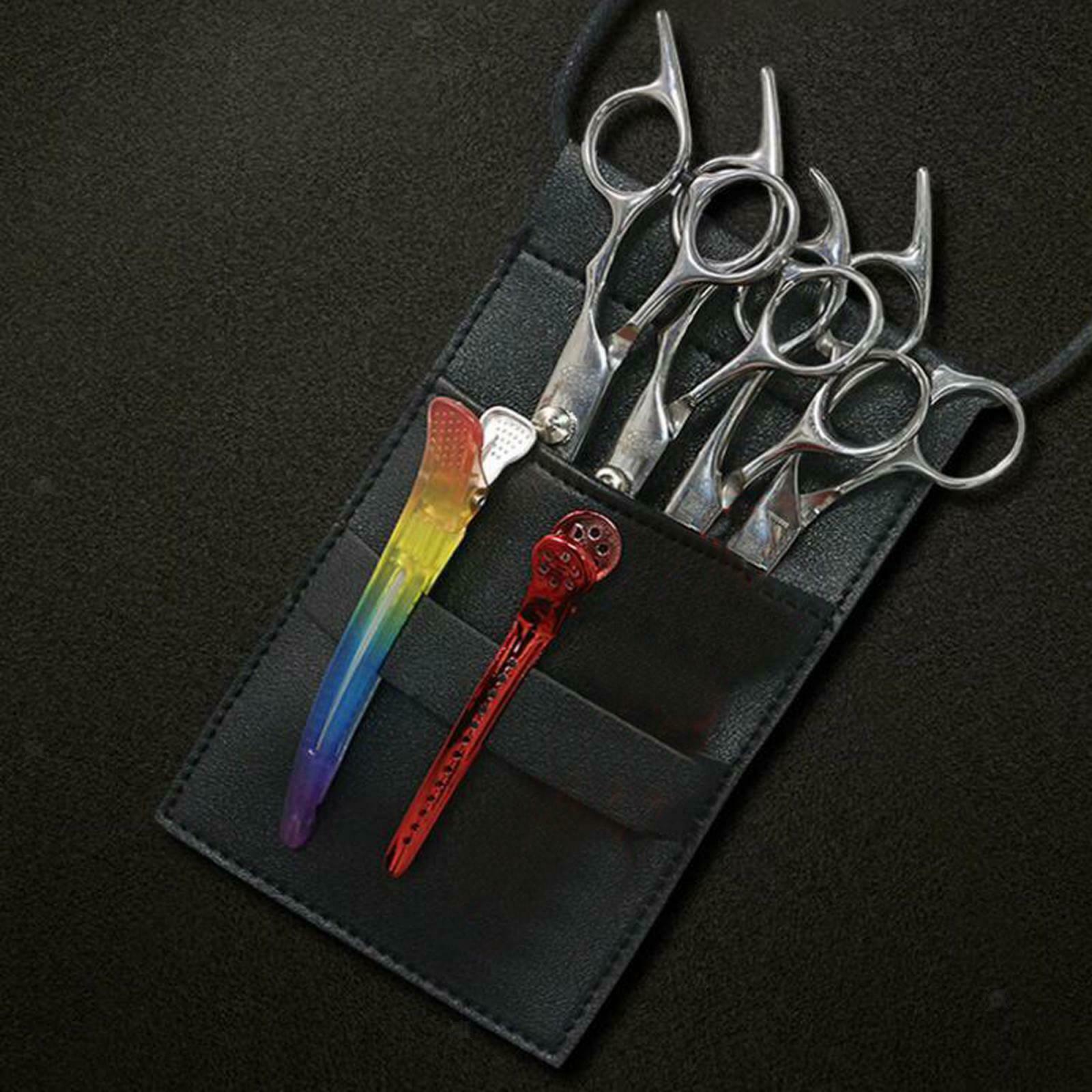 Artificial Leather Hair Scissors Holster Holder Pouch Makeup Tool Care