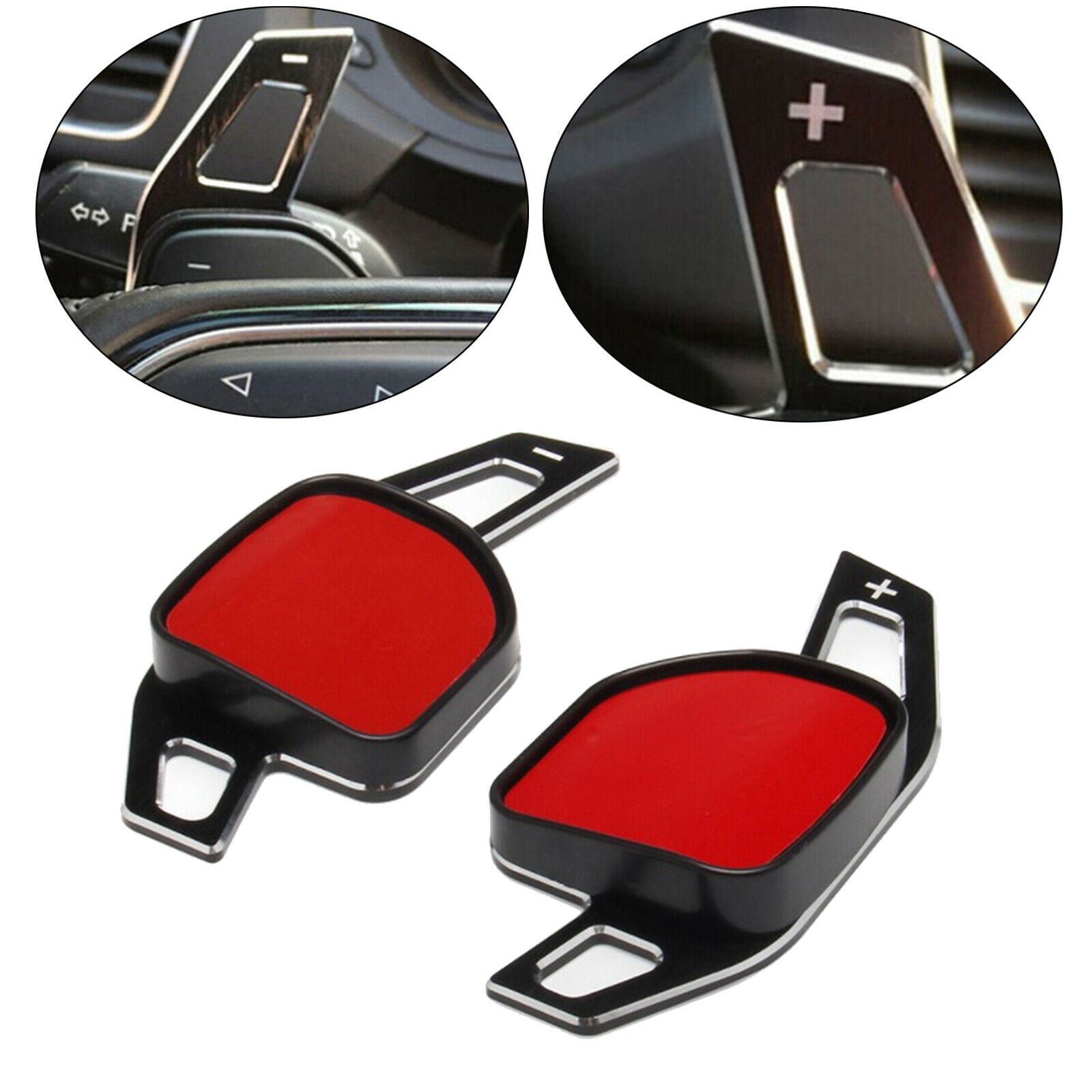 1 Pair Steering Wheel Paddle Shift Extension for Audi A3 A4L A8 S7 S8 RS3 03