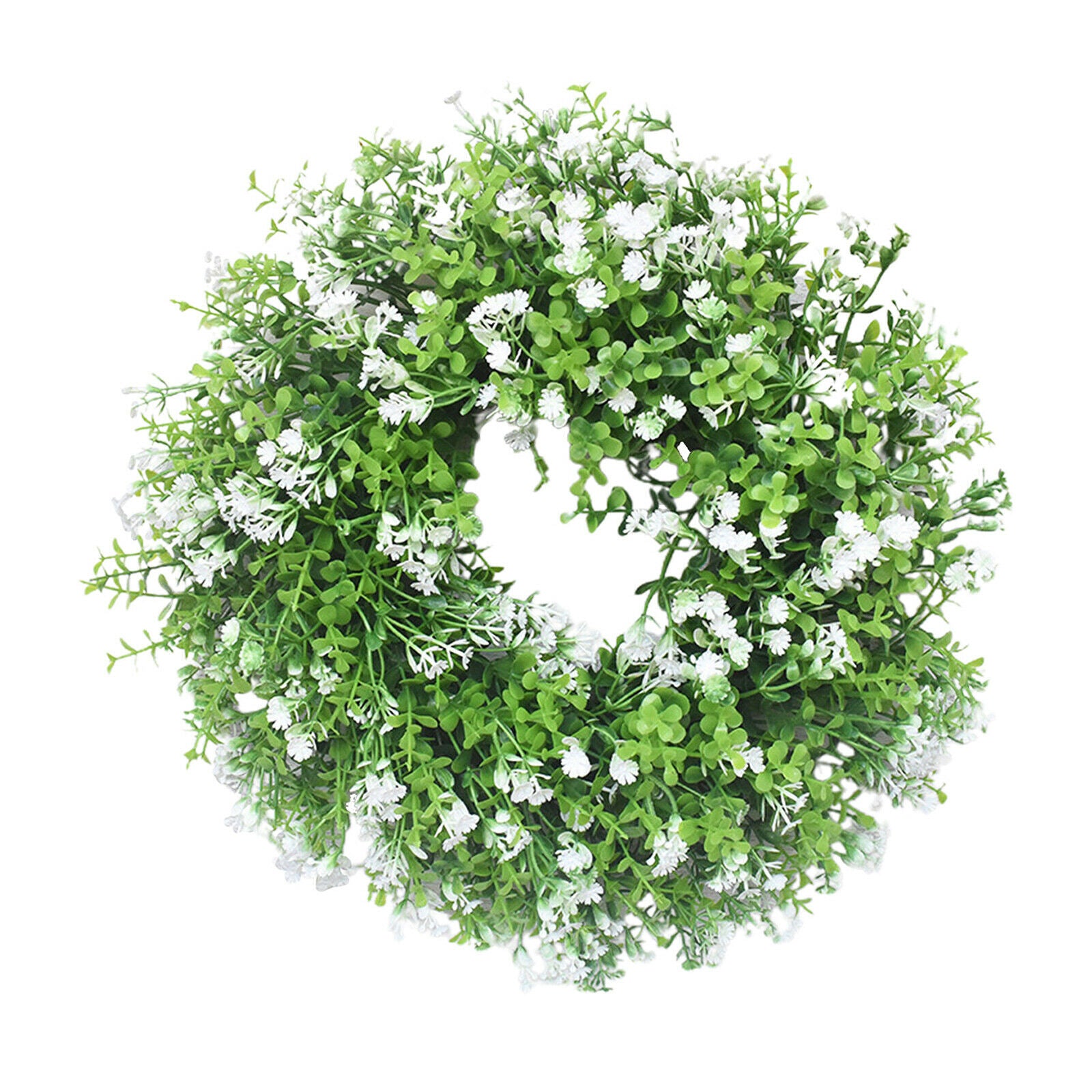 30cm Gypsophila Wreath Greenery Front Door Garland Wedding Party Decoration