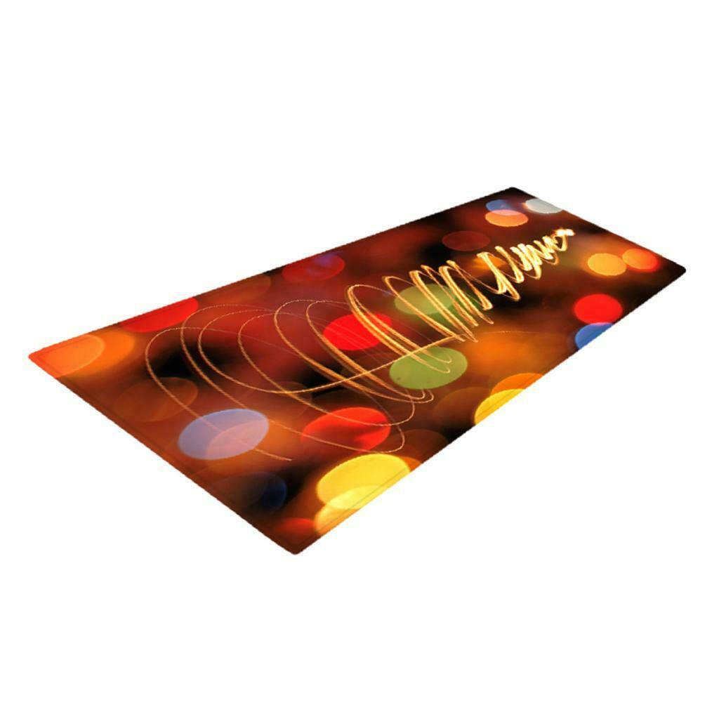 Living Room Floor Mat Carpet Bedroom Area Rug for Christmas  Light Yellow