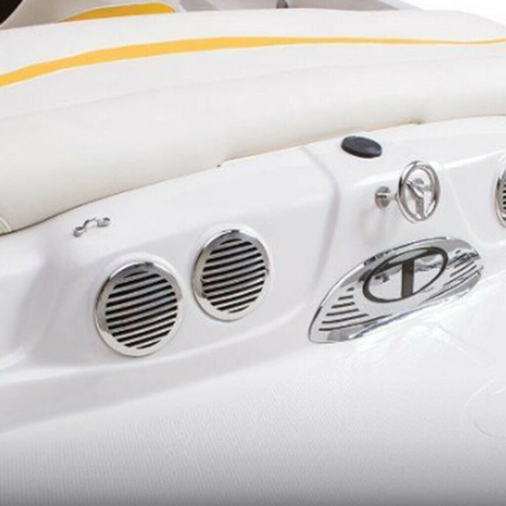 Round Louvered Vent - Marine Boat Air Vent, 316 Stainless Steel Caravan Vents