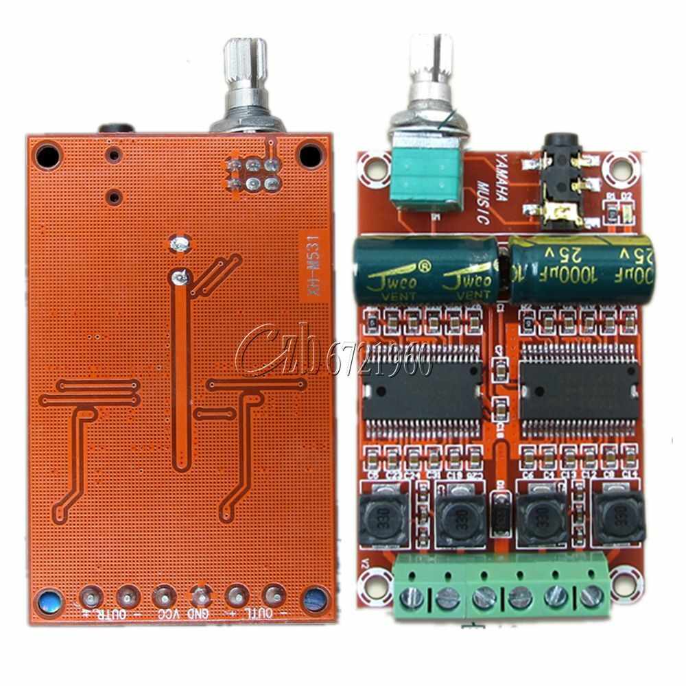 For Yamaha 20W+20W Digital Stereo Class D Amplifier Board audio AMP DC 12V CAR