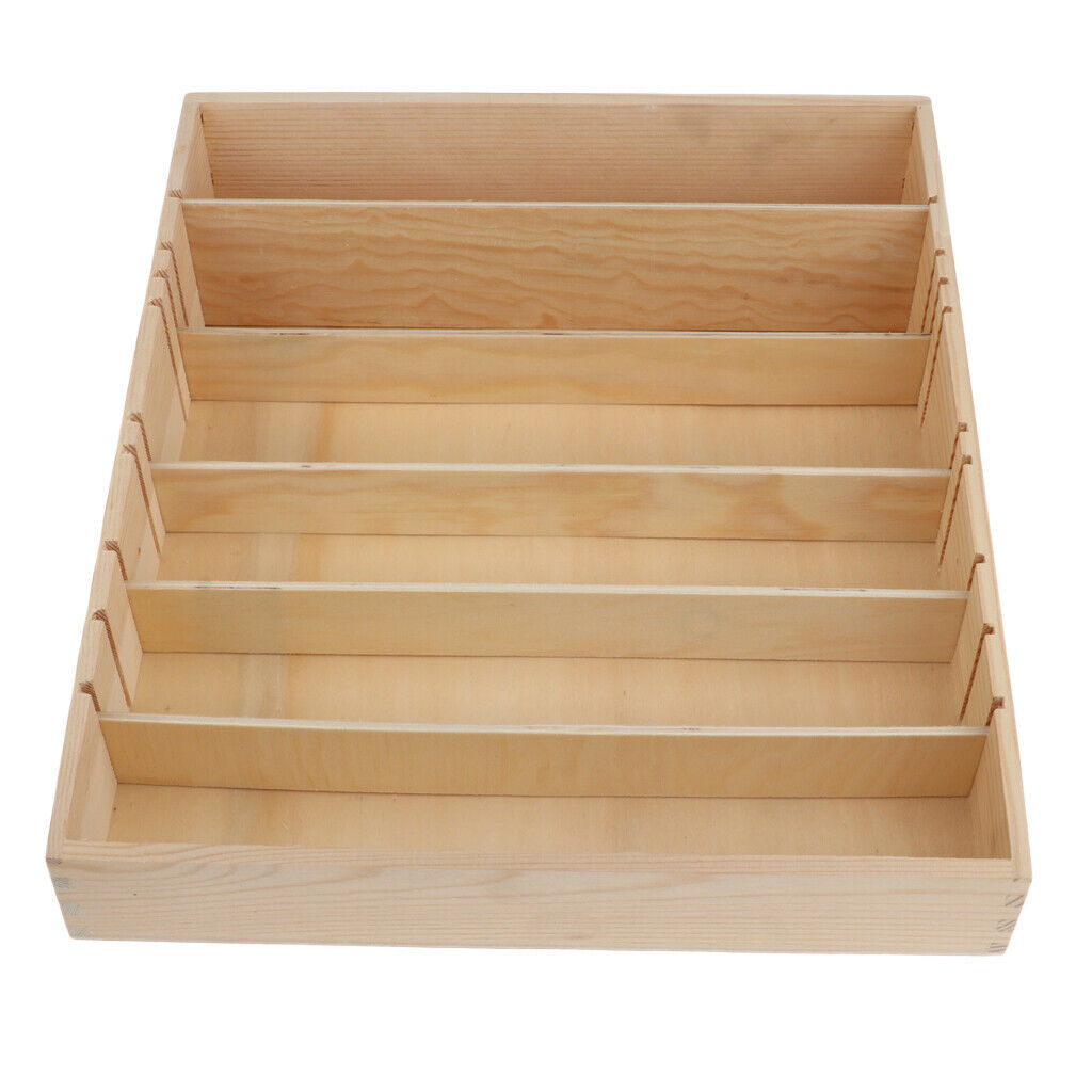 Wooden Dye Rack Organizer Paint Bottles Setting