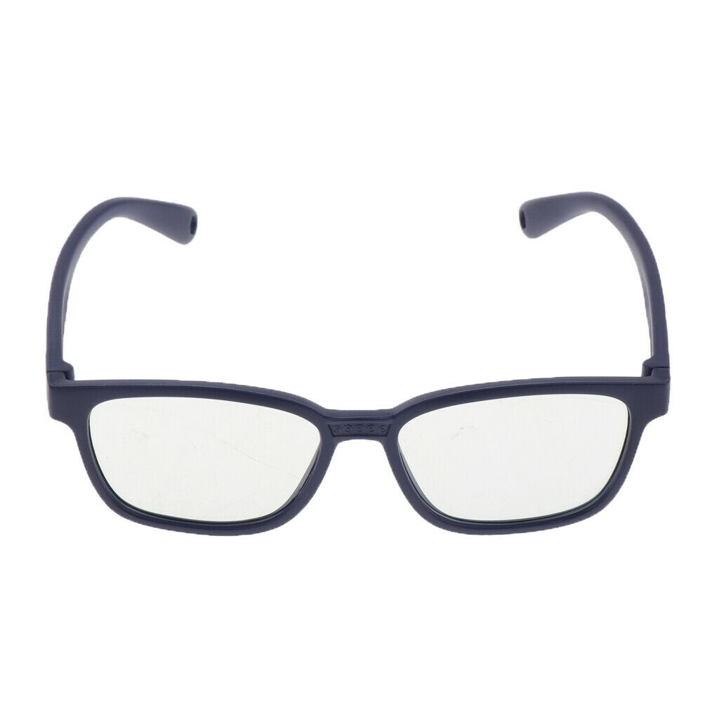 2X Kids Eyeglasses Anti Blue Light Soft Silicone Frame Children Game Glasses