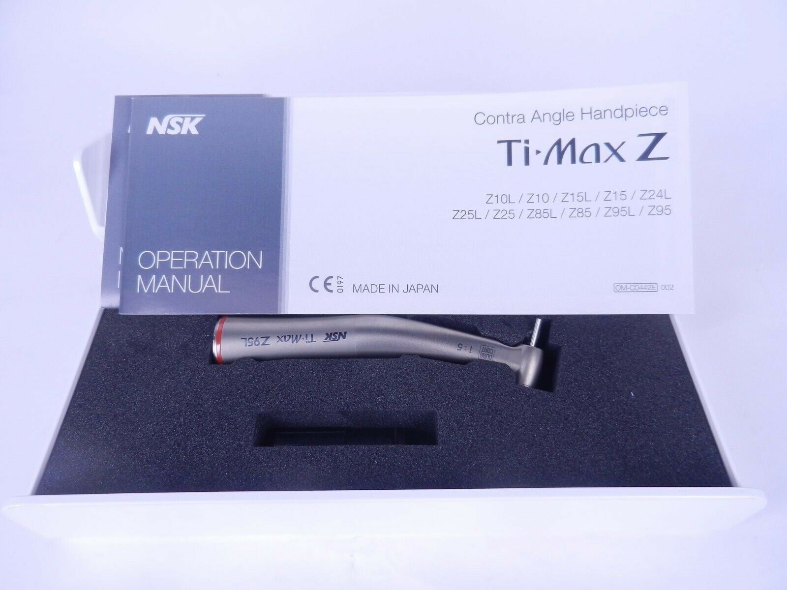 Dental NSK Ti-Max Z95L ELECTRIC OPTICS LED CONTRA ANGEL HANDPIECE ATTACHMENT