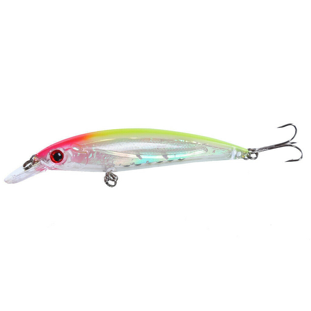 8 Color Minnow ABS Plastic Hard Fishing Lures Baits Crankbaits for Blackfish
