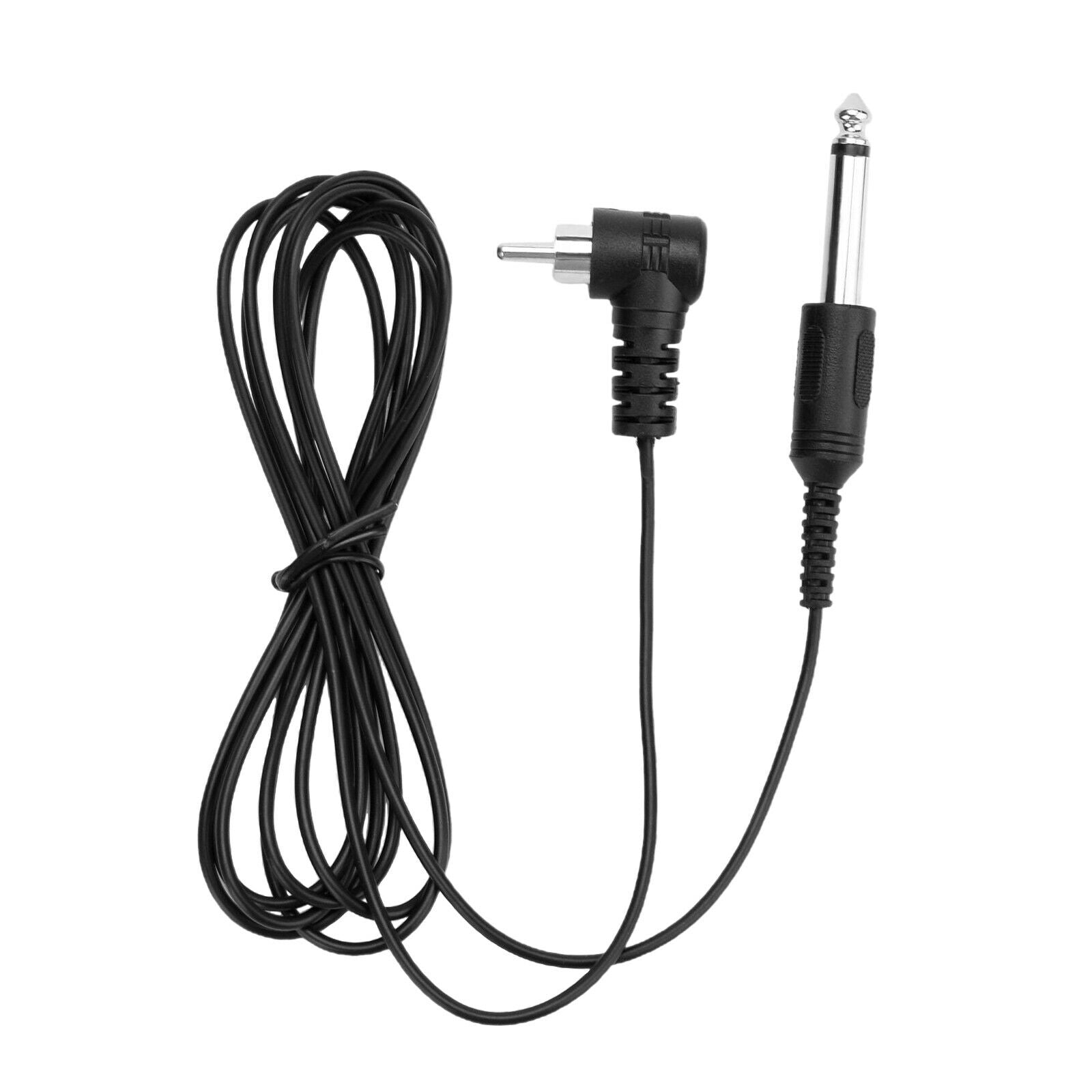 High Quality 6.3ft Tattoo Power Supply Soft Silicone RCA Clip Cord Connector for