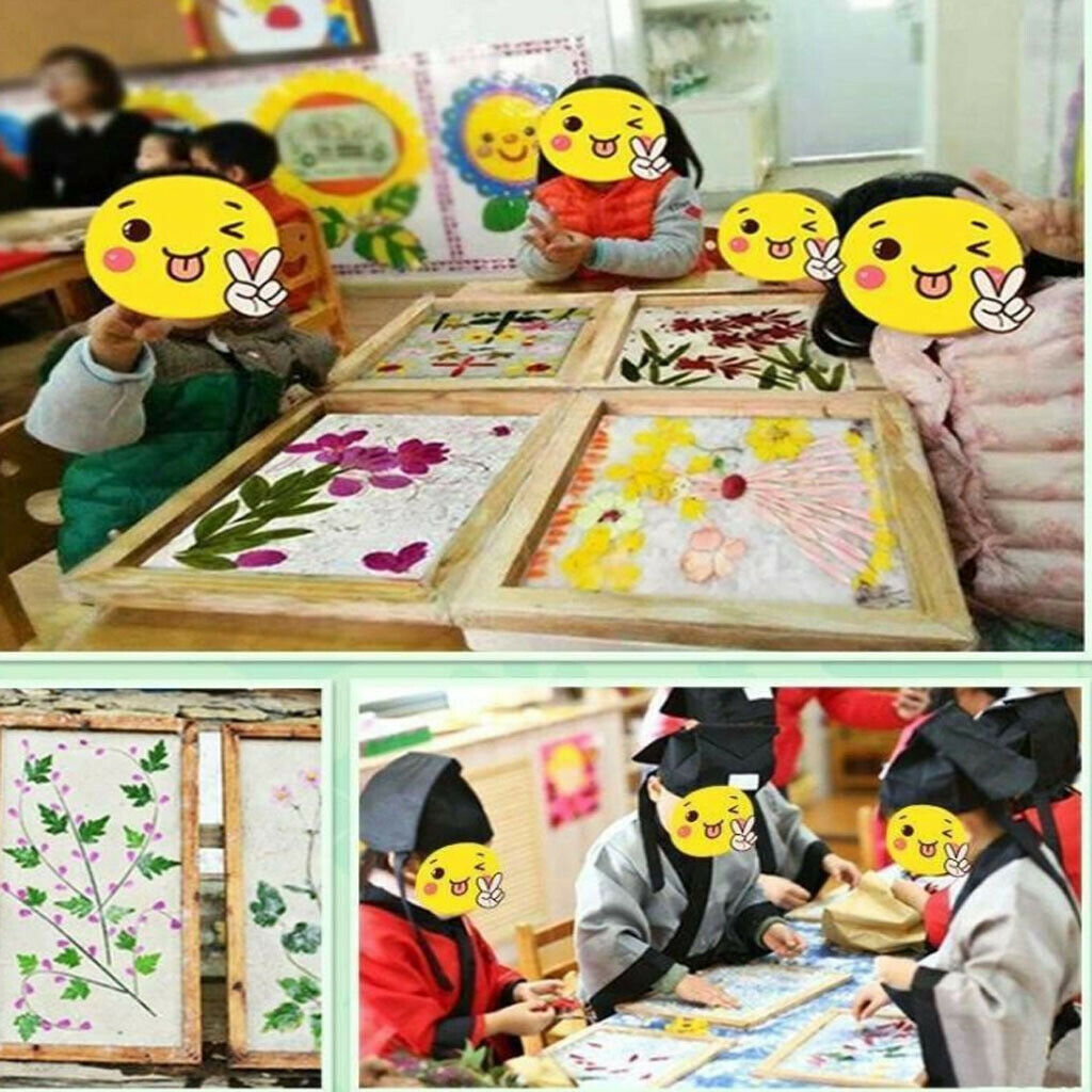 Pack of 2 Ancient Paper Making Molds Frame Screen Paper Crafts Gift for Kids