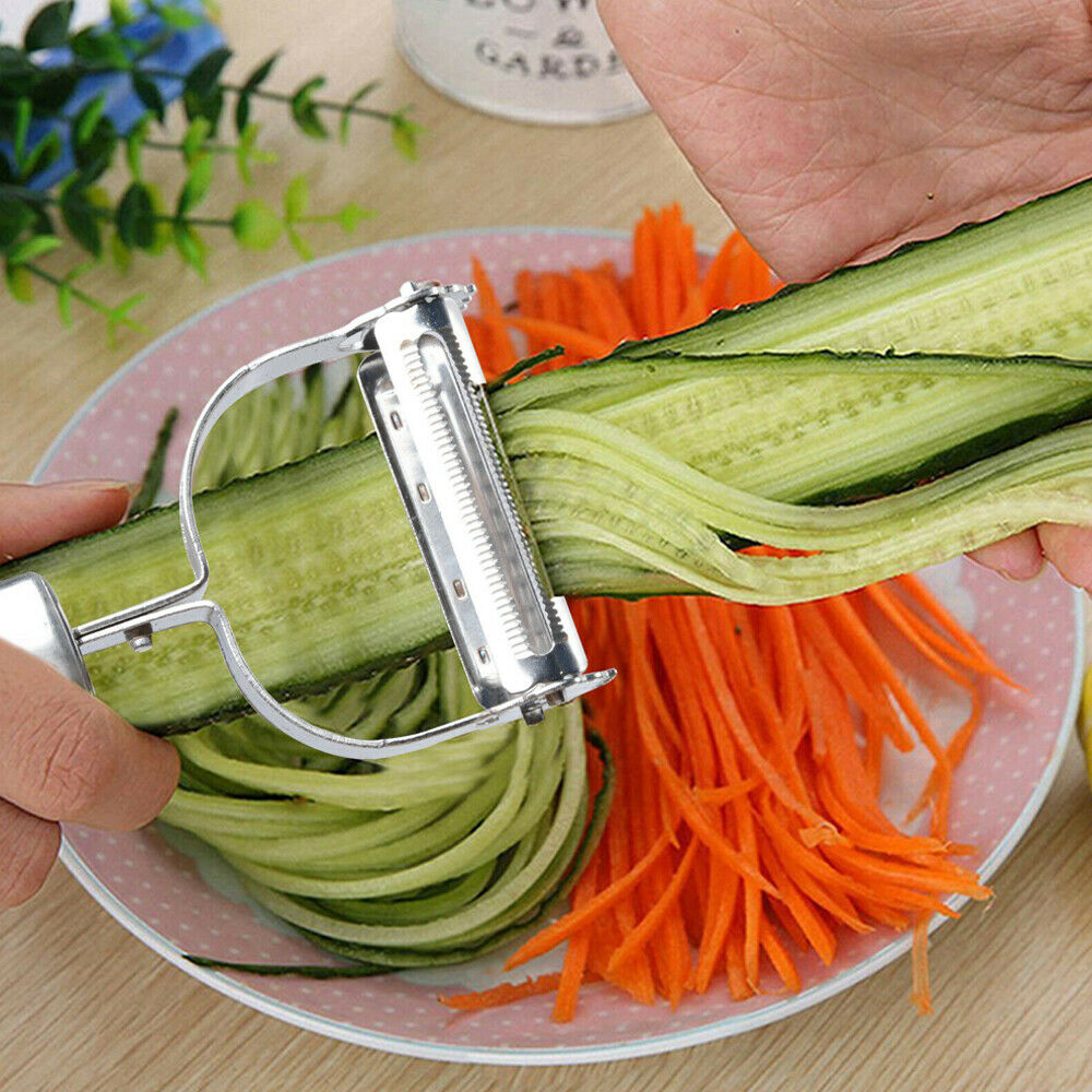 Stainless Steel Vegetable Potato Peeler Carrot Grater Julienne Fruit Cutter Tool