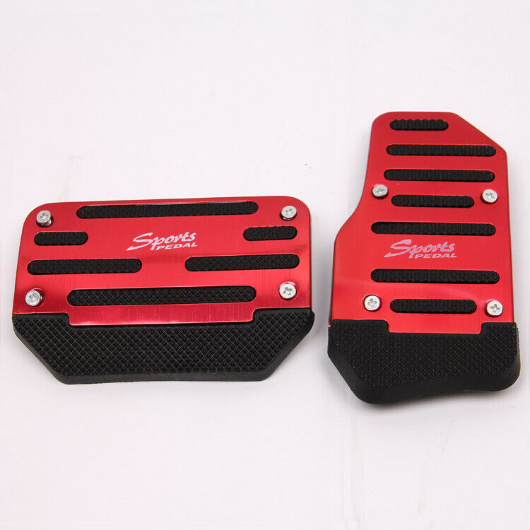 2pcs Universal Non-Slip Automatic Gas Brake Foot Pedal Pad Cover Car Accessories