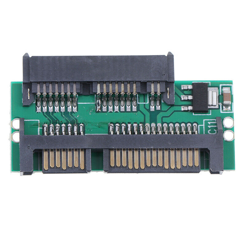 1.8" Micro SATA MSATA TO 7+9 2.5" SATA Adapter Converter Card Connector 3.l8