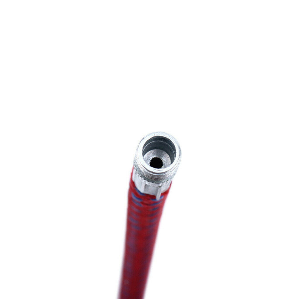 16cm Bike Bicycle Inflate Pump Extension Hose Adapter Nylon Needle Valve