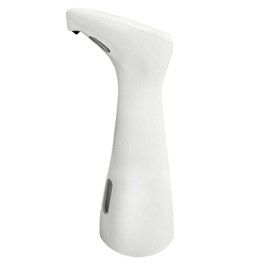White Battery Operated Automatic Sensor Liquid Soap Dispenser for Home Bathroom