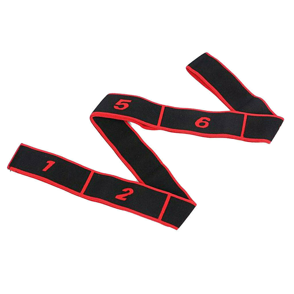 Yoga Stretch Sport Strap Flexible Loops Pilates Belt Exercise Stretching Tool