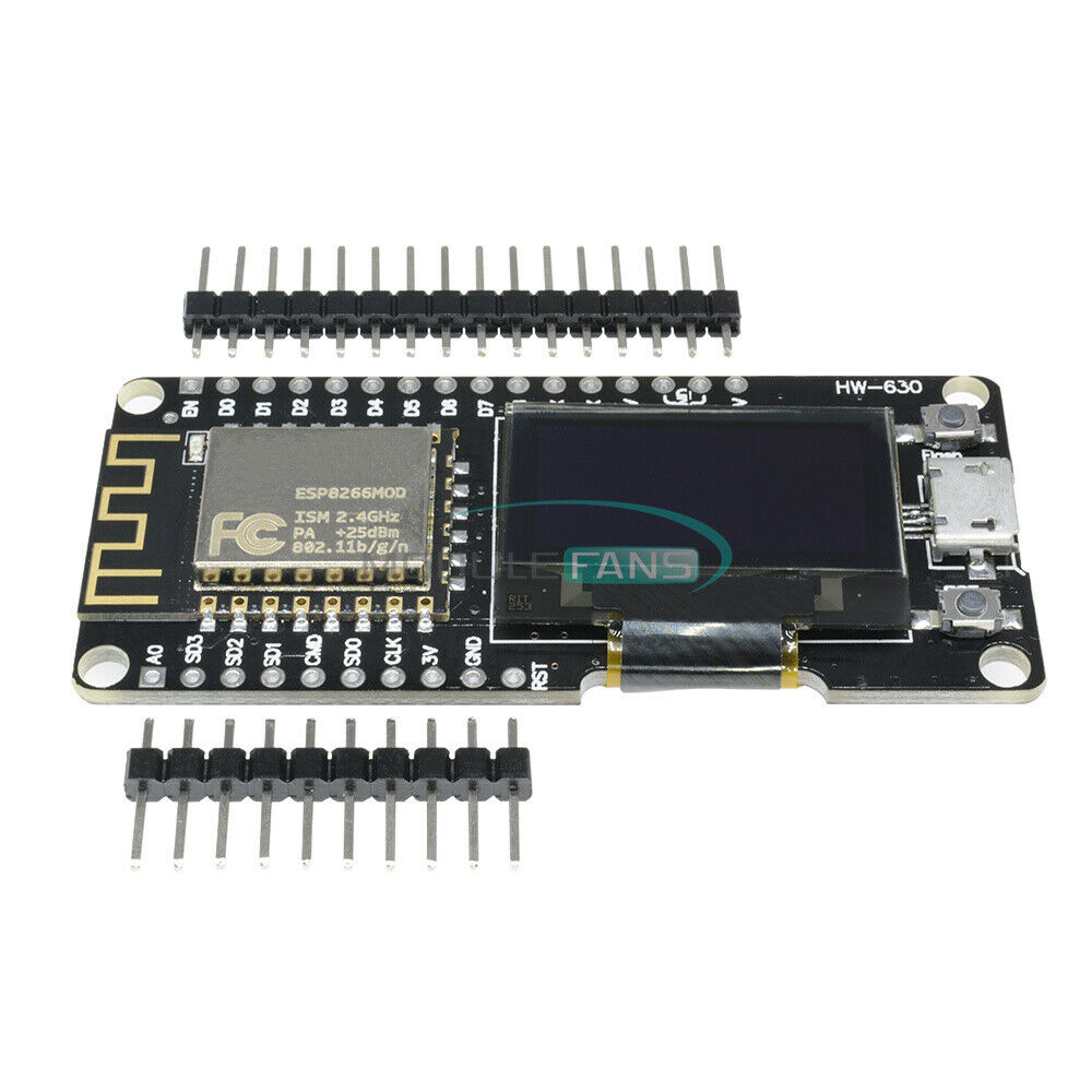 0.96" OLED Wifi ESP8266 ESP-12F CP2102 NODEMCU Wemos  Development Board