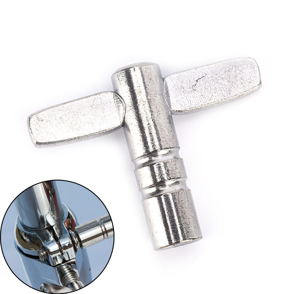 2x Metal Drum Sticks Skin Tuning Key Tuner Solid Square Socket Durable To.l8