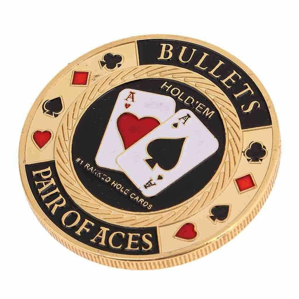 Banker Chips Press Card Poker Souvenir Commemorative Coins Poker Protector C