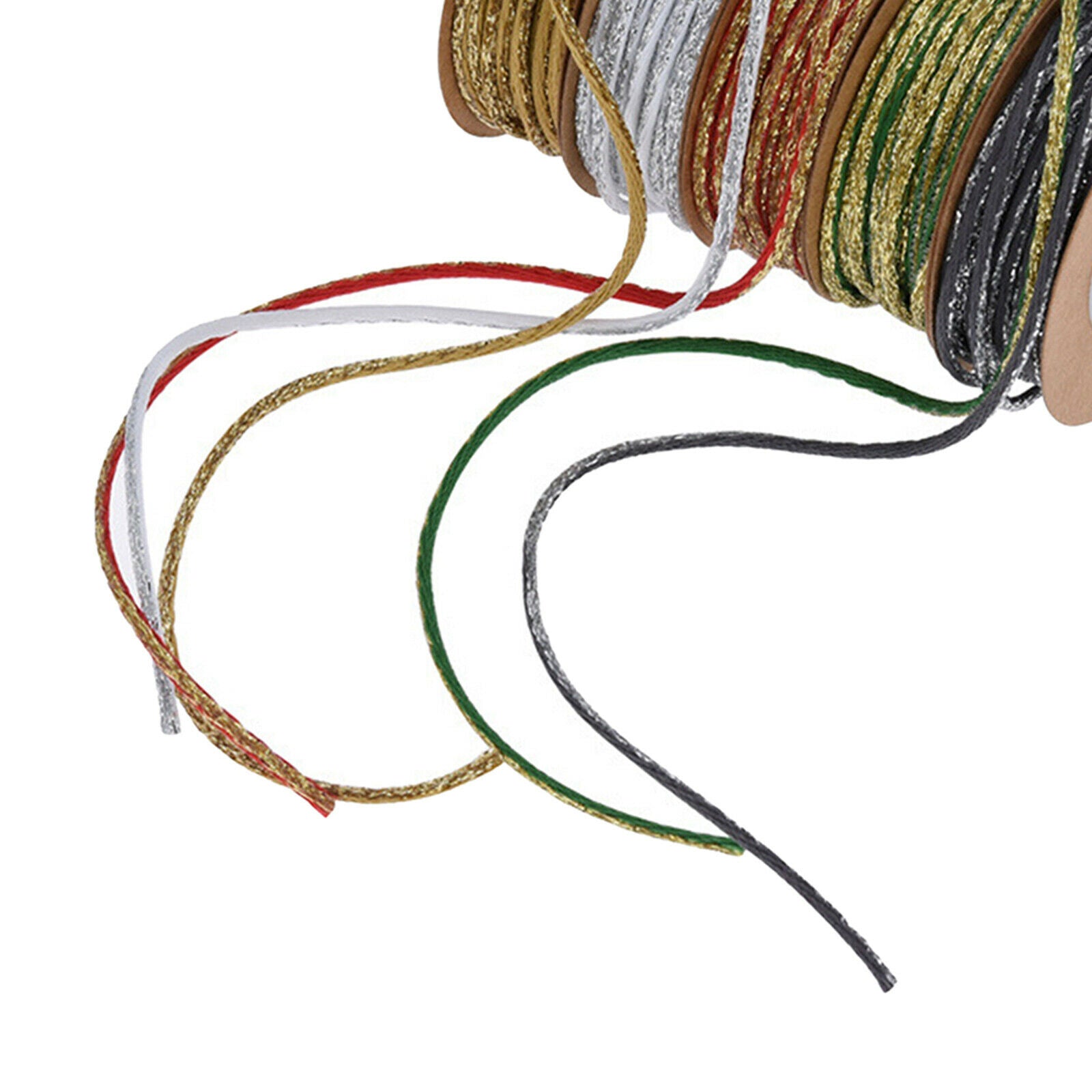 5x Wrapping String Crafts Natural Packing Ribbon for Christmas Pastry Boxes
