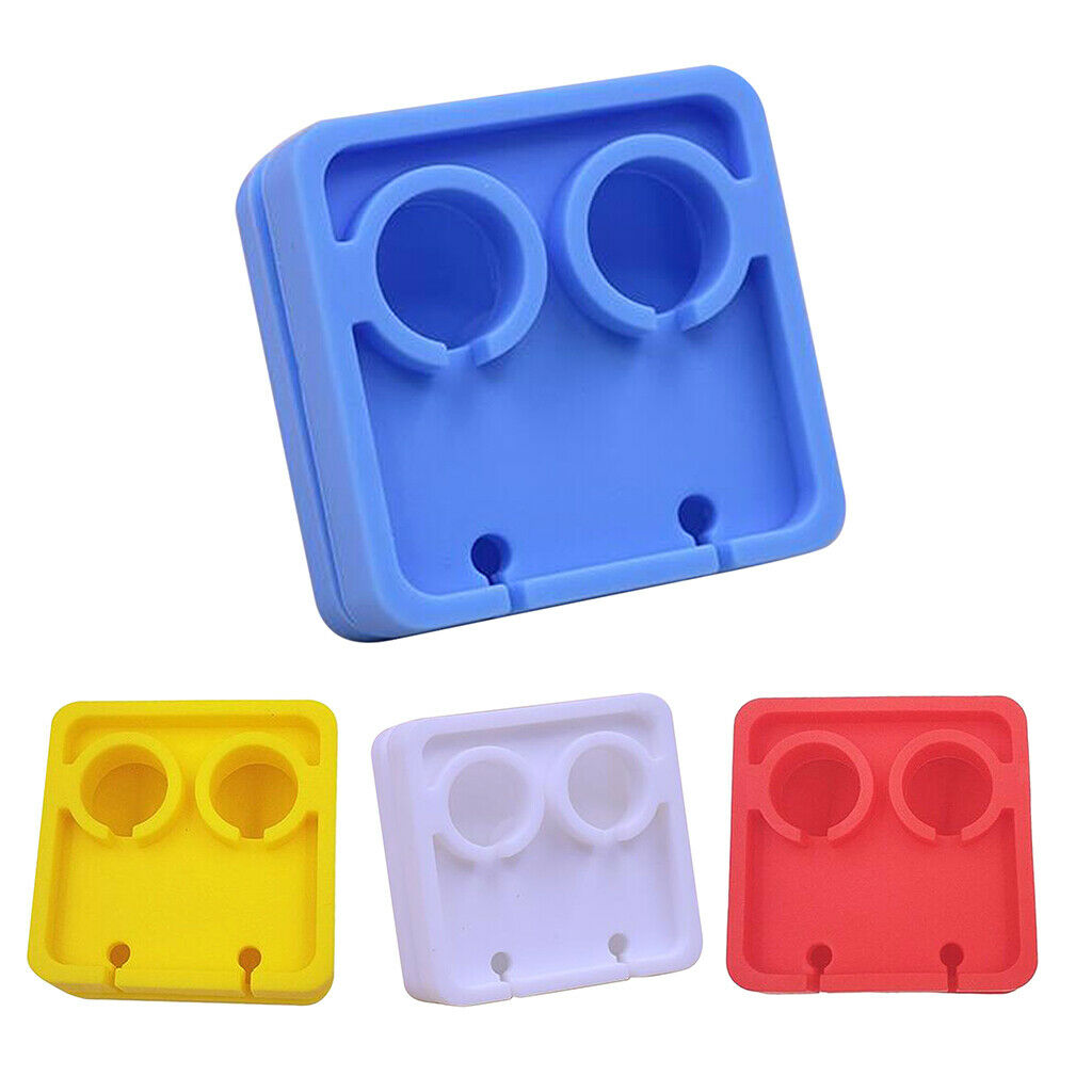 Earbud Holder Cord Wrapper Organizer Earphone Winder Carrying Case White