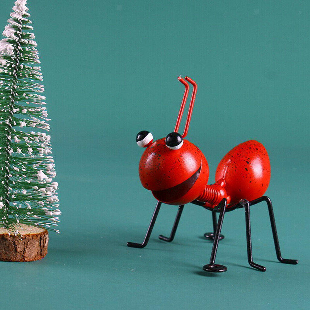 4PCS Ant Wall Decor Yard Fence Patio Hanging Ornaments Kid's Room Sculptures