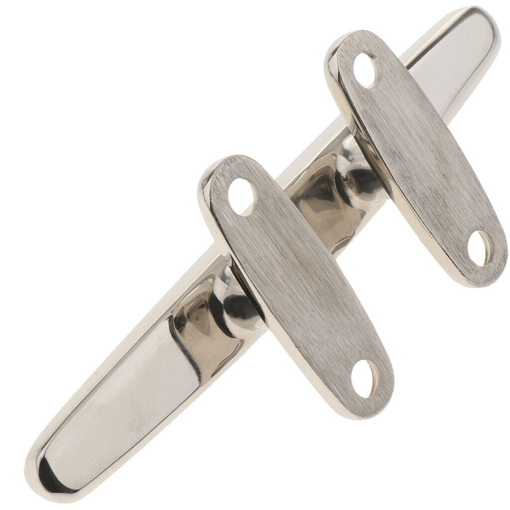 6" Stainless Steel Open Base Boat Dock Deck Rope Cleat Marine Yacht Bollard