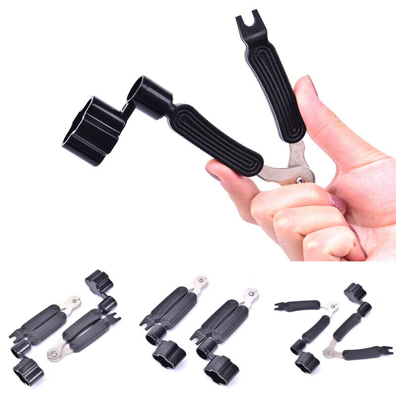 3 In 1 Guitar Peg String Winder String Pin Puller String Cutter Guitar Tool_DD