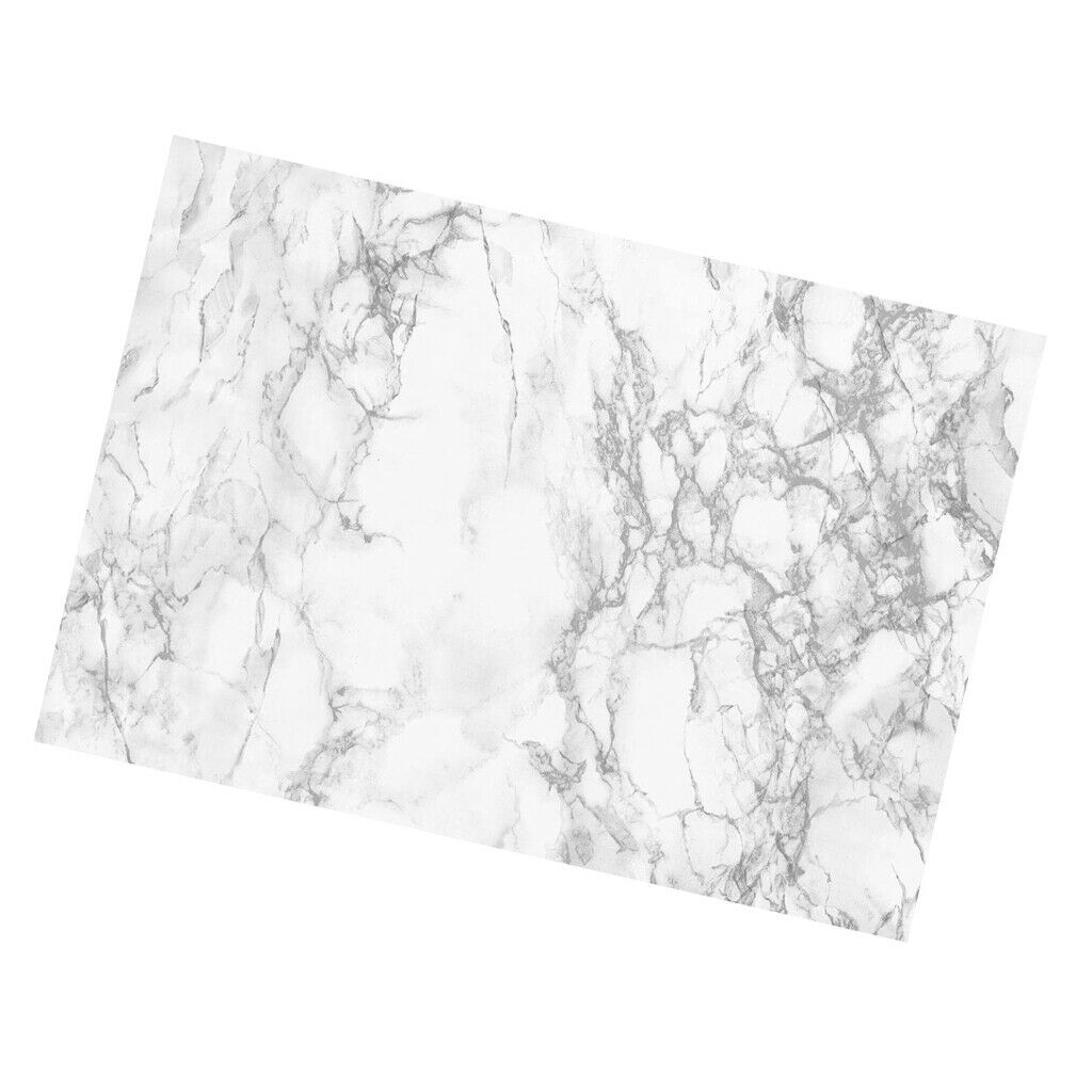 Marble Contact Paper Kitchen Vinyl Wall Paper Bathroom Table Desk Decor Arts