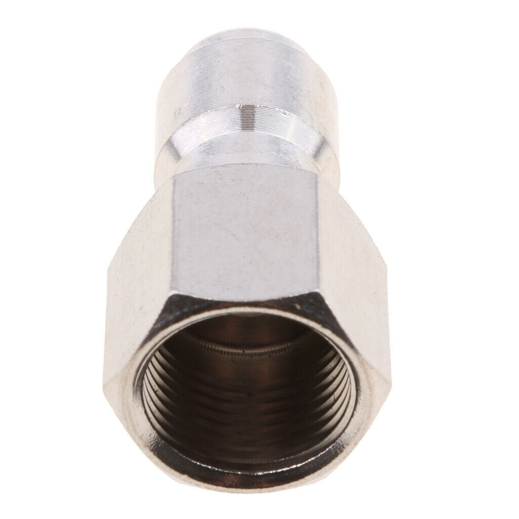 2x 3/8" Stainless Steel Connector to 15mm Male &Female Pressure Washer Hose