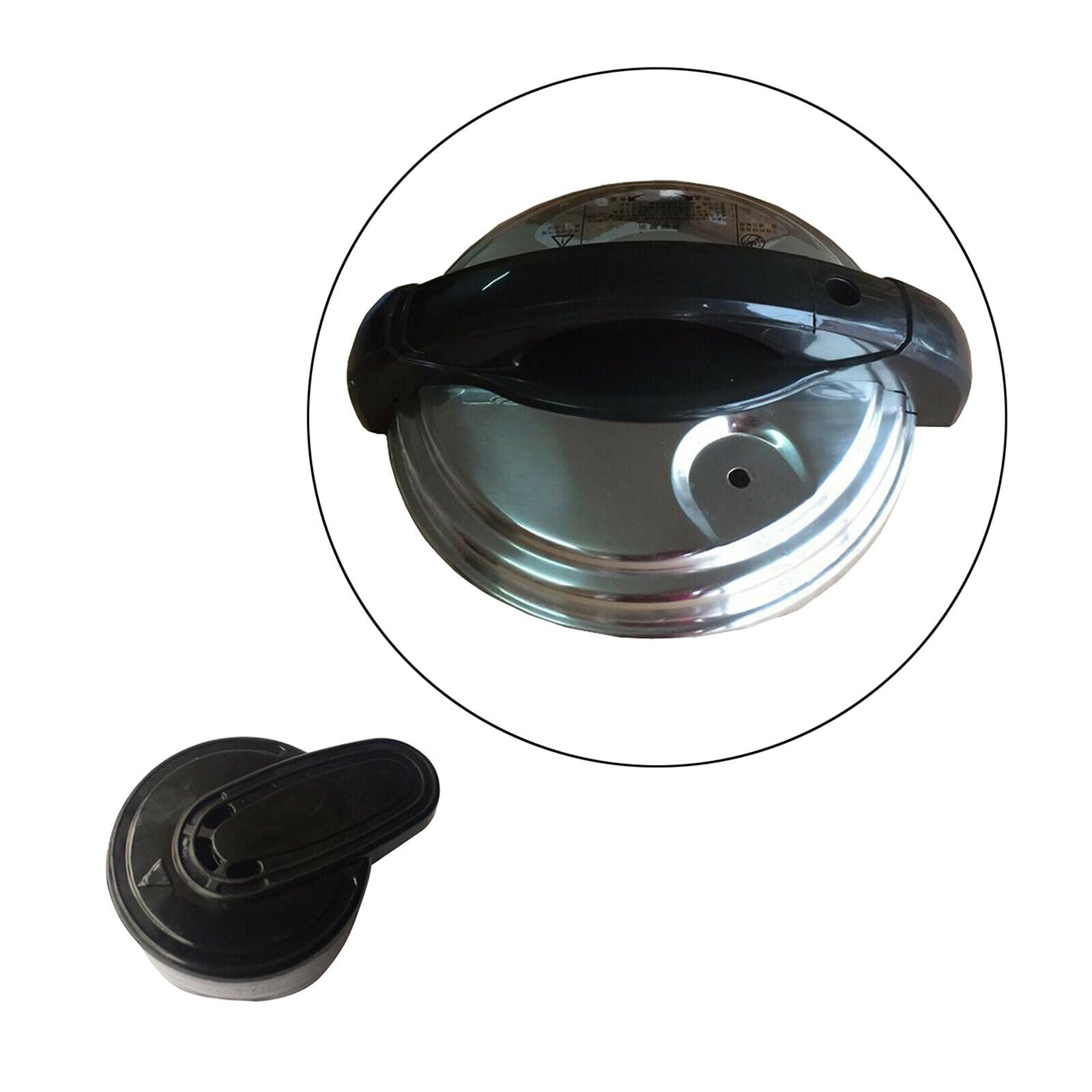Pressure Cooker Steam Release Valve Regulator Kitchen Cookware Accessories Black