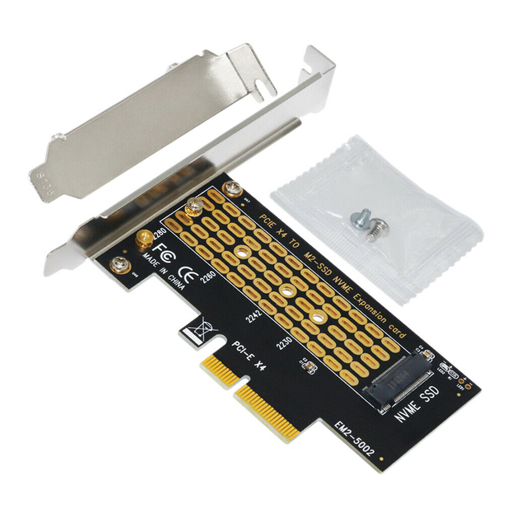2x M.2 NVMe SSD NGFF to PCIe 3.0 x4 m2 Converter M2.PCI-E SSD Expansion Cards